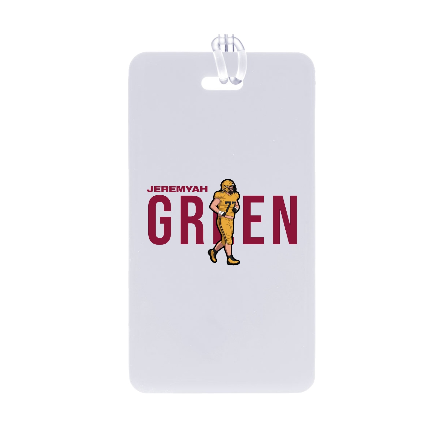 Bag Tag — Player Name in Classic