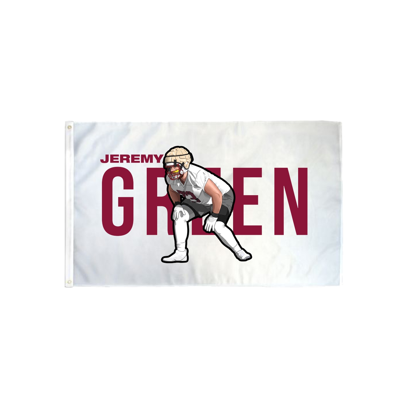 3x5 Flag — Player Name in Classic