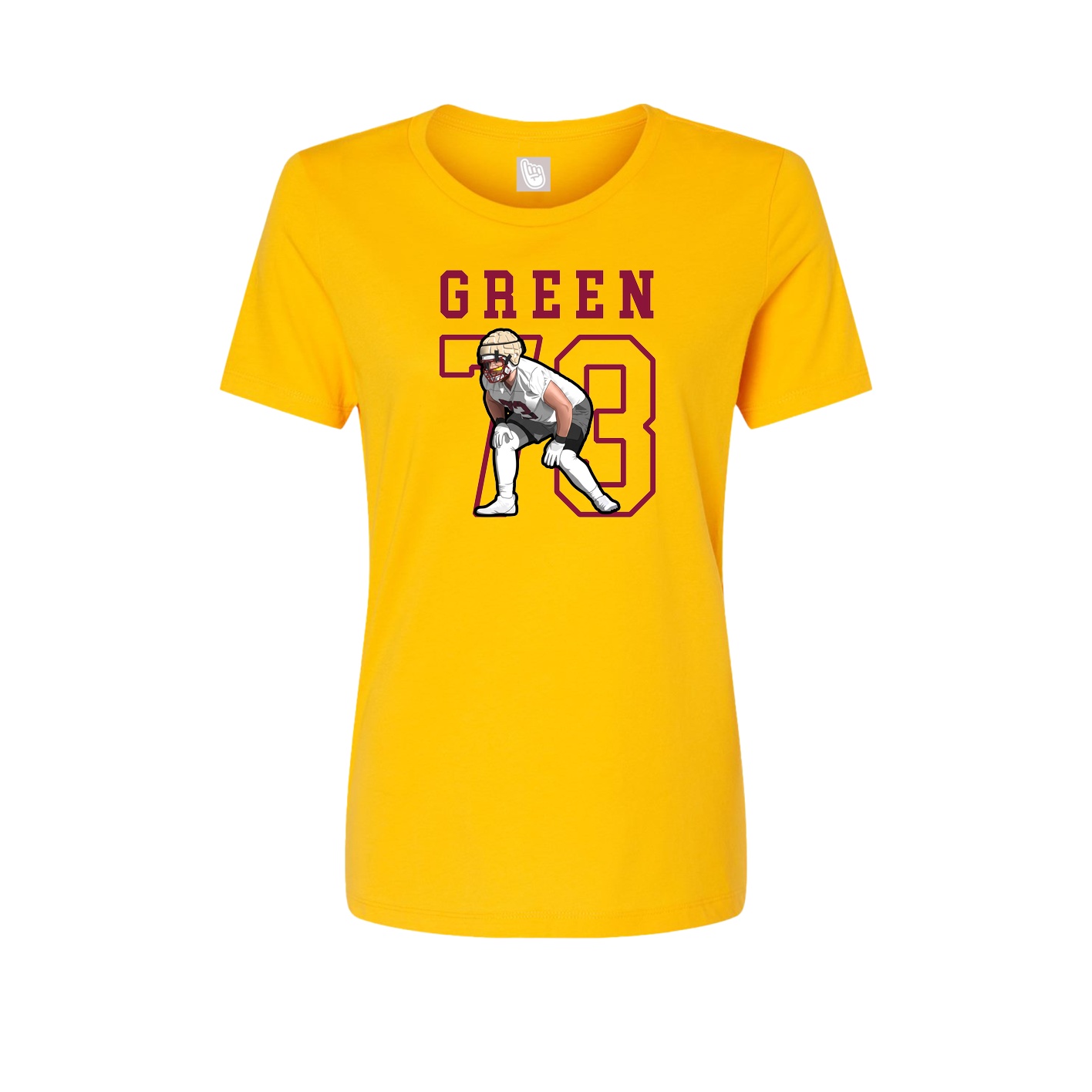 Fitted Women's Tee — Shirsey in Gold