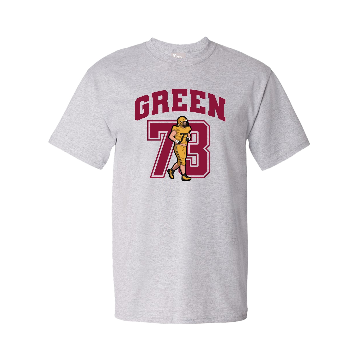 Youth Tee — Number in Grey