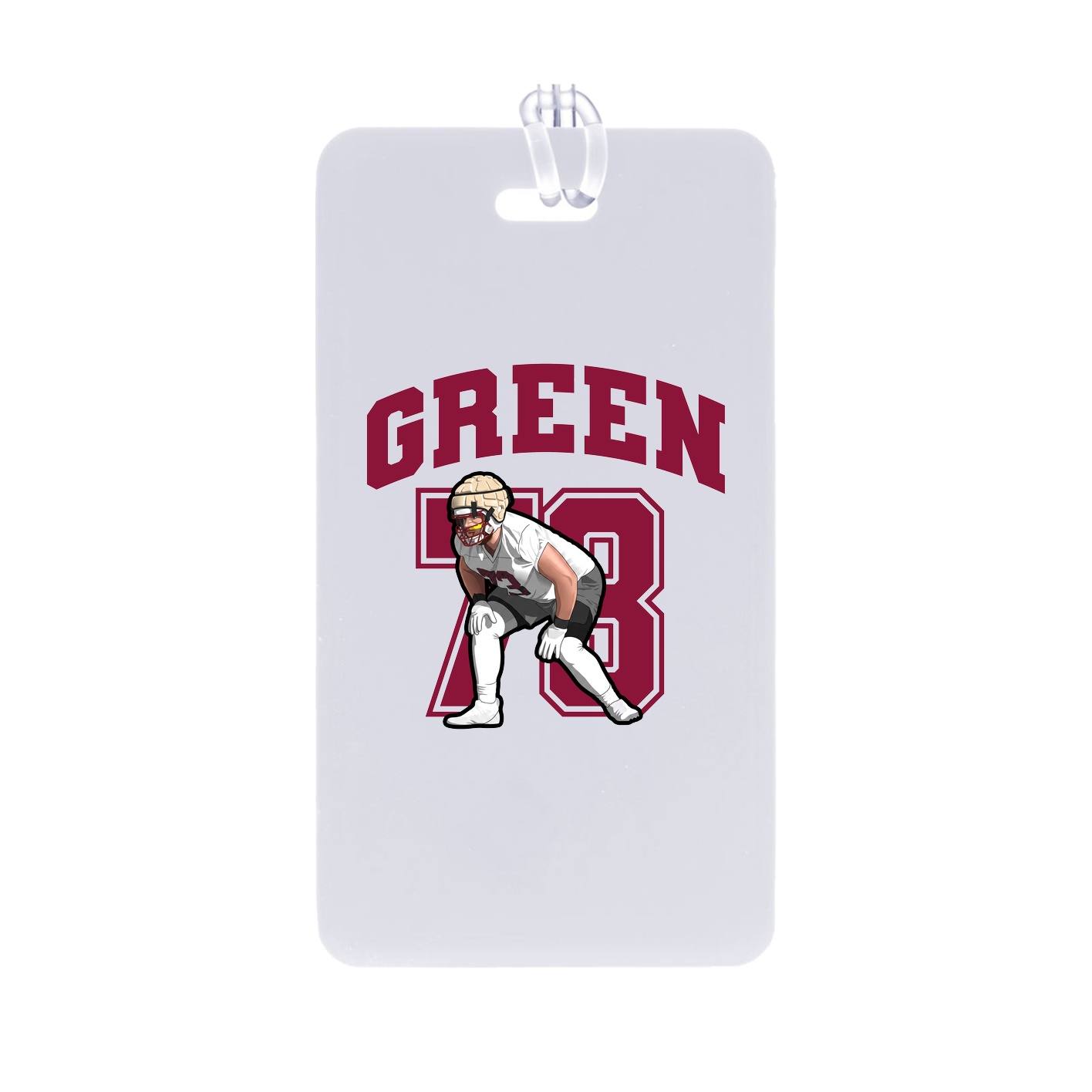 Bag Tag — Number in Classic