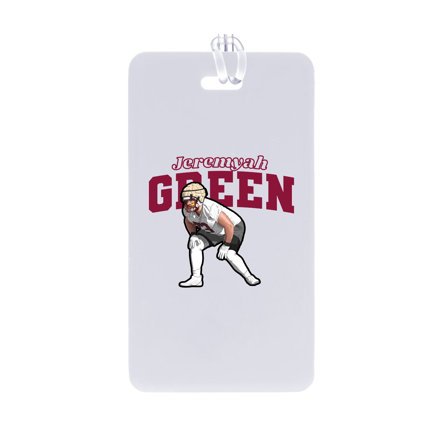 Bag Tag — Name Arch in Classic