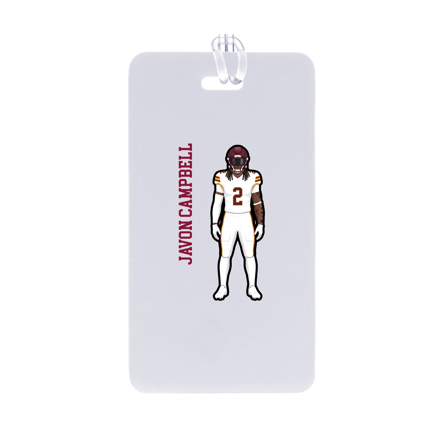 Bag Tag — Name Vertical in Classic