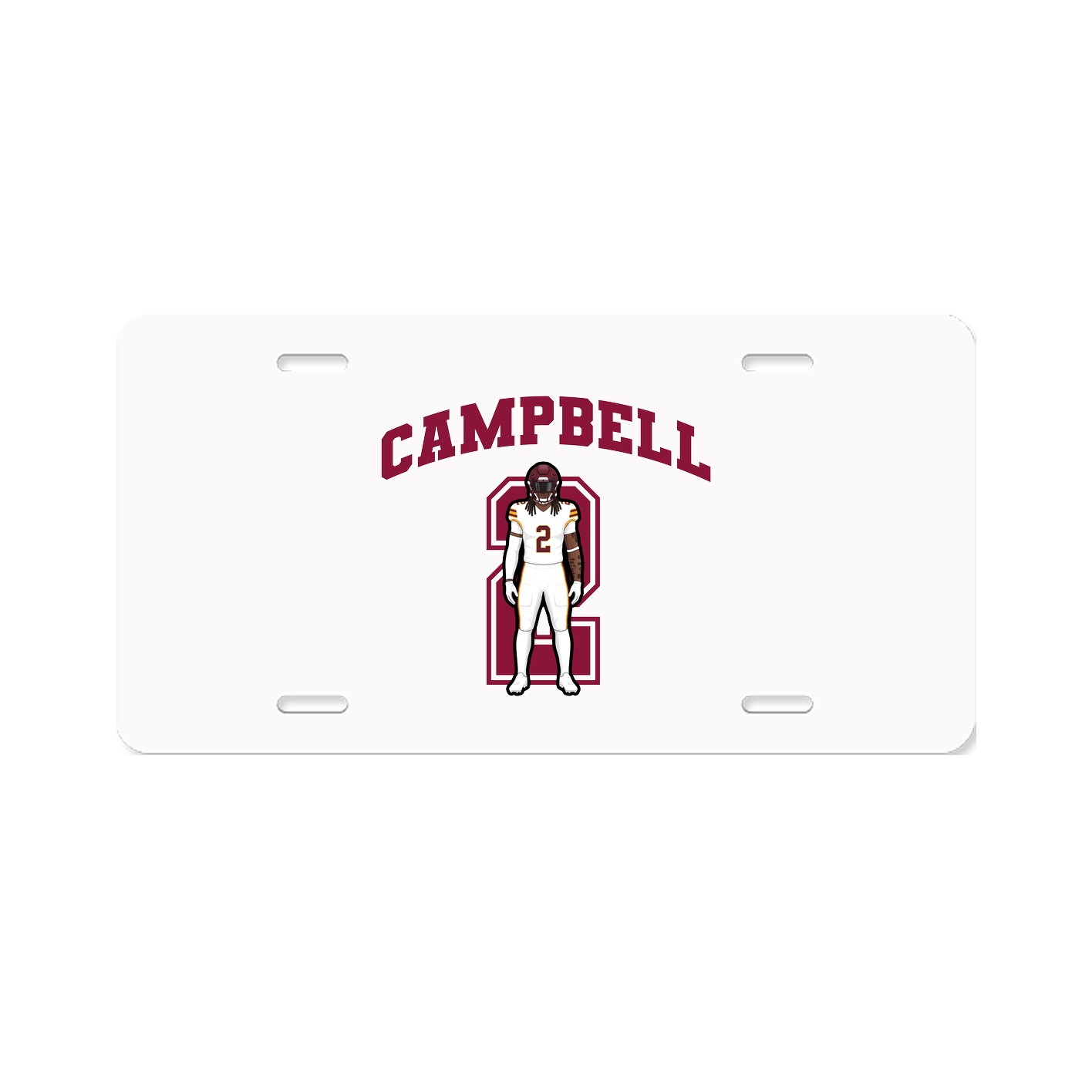 License Plate — Number in Classic