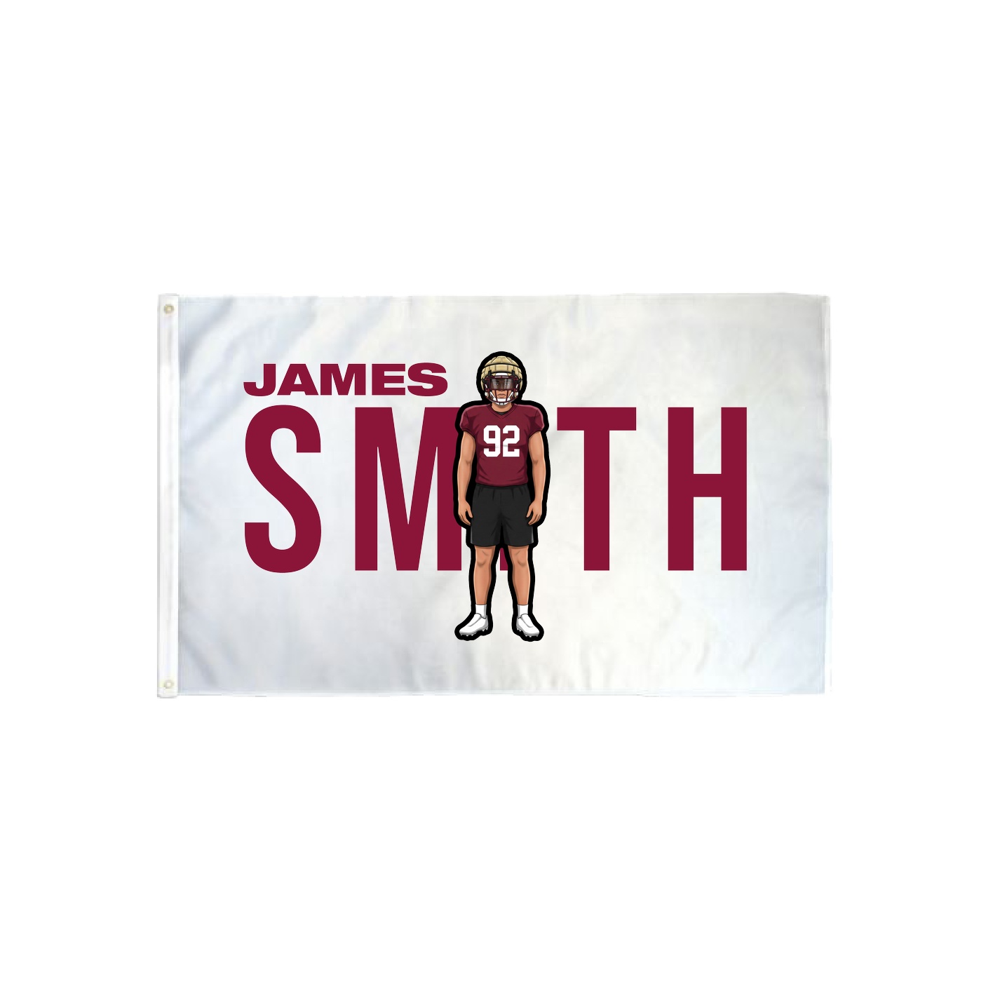 3x5 Flag — Player Name in Classic