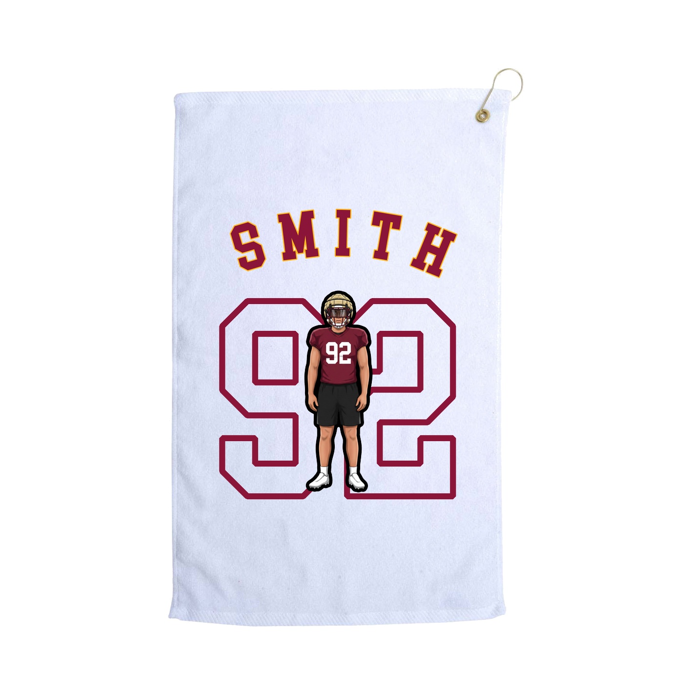 Golf Towel — Shirsey Arch in White
