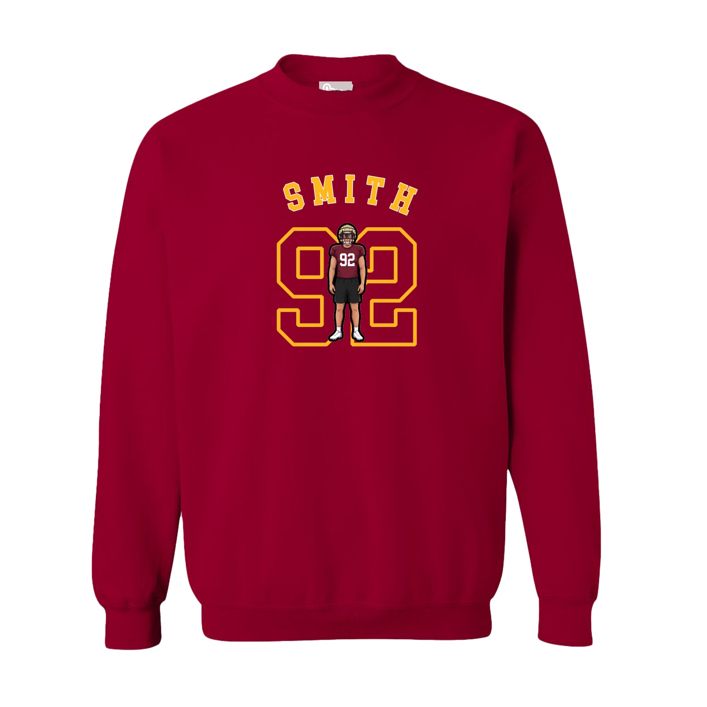 Fleece Crew — Shirsey Arch in Cardinal