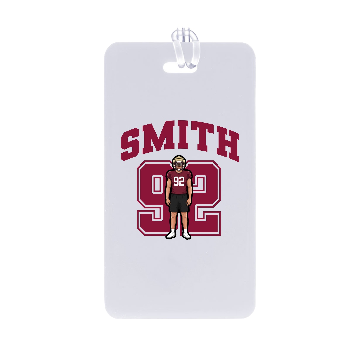 Bag Tag — Number in Classic