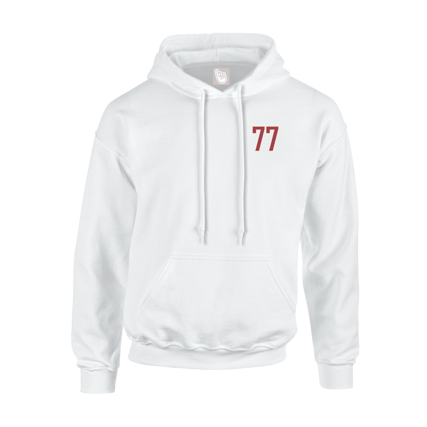 Youth Hoodie — Front Shirsy in White