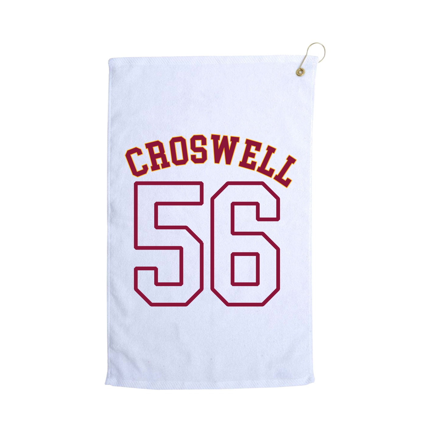 Golf Towel — Shirsey Arch in White