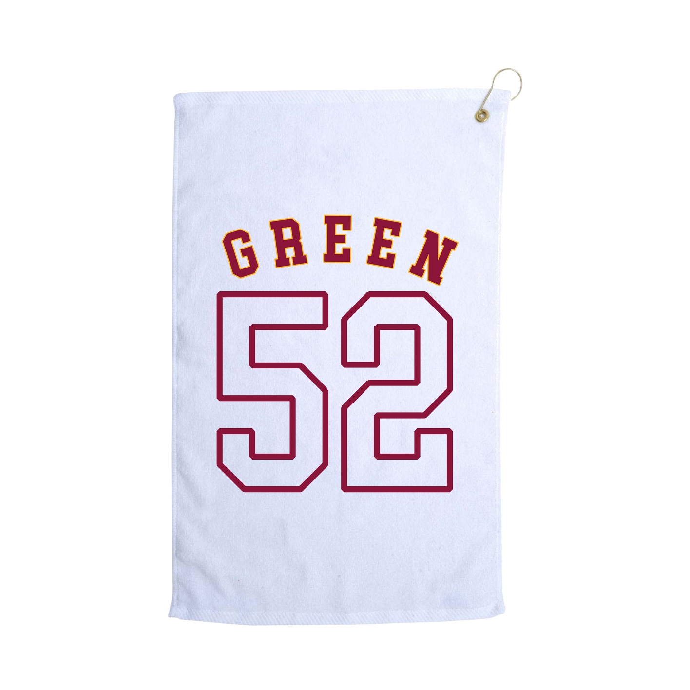 Golf Towel — Shirsey Arch in White