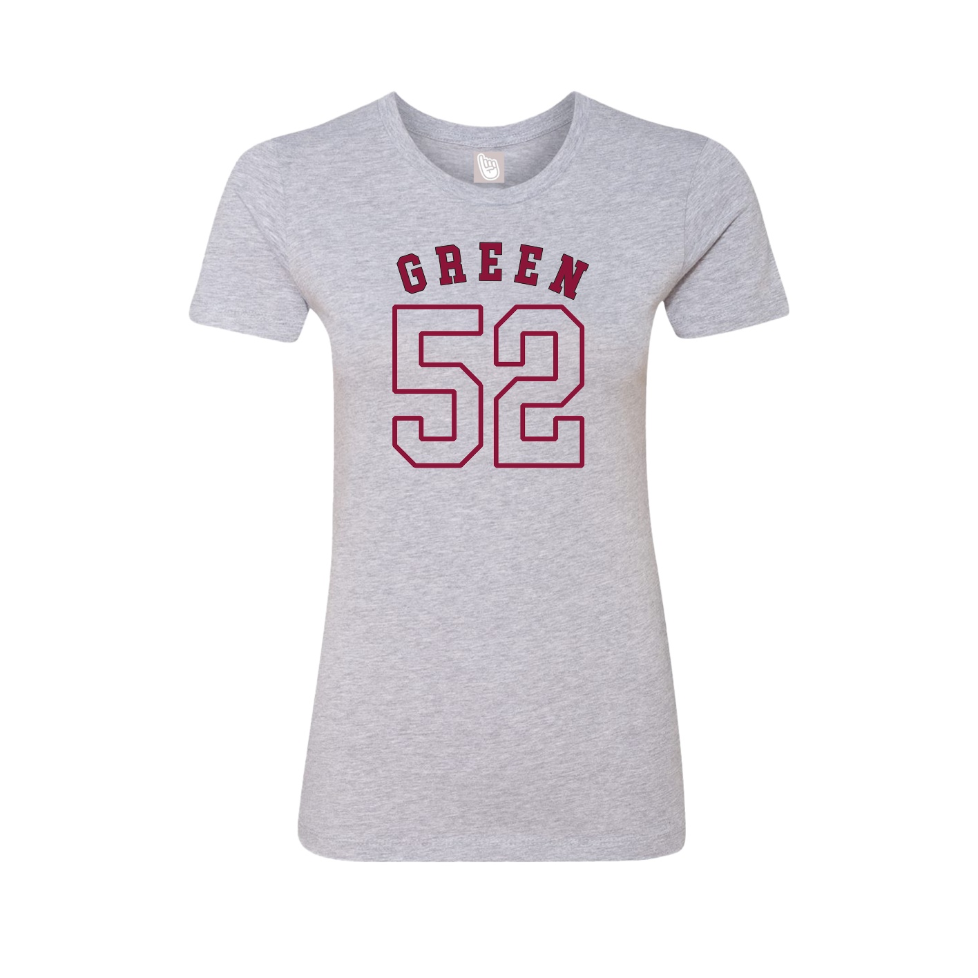 Fitted Women's Tee — Shirsey Arch in Grey