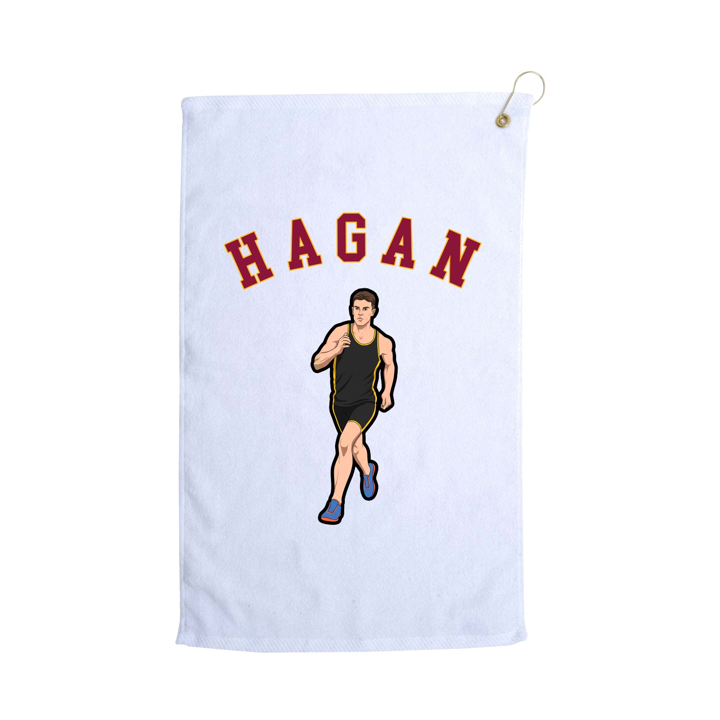 Golf Towel — Shirsey Arch in White