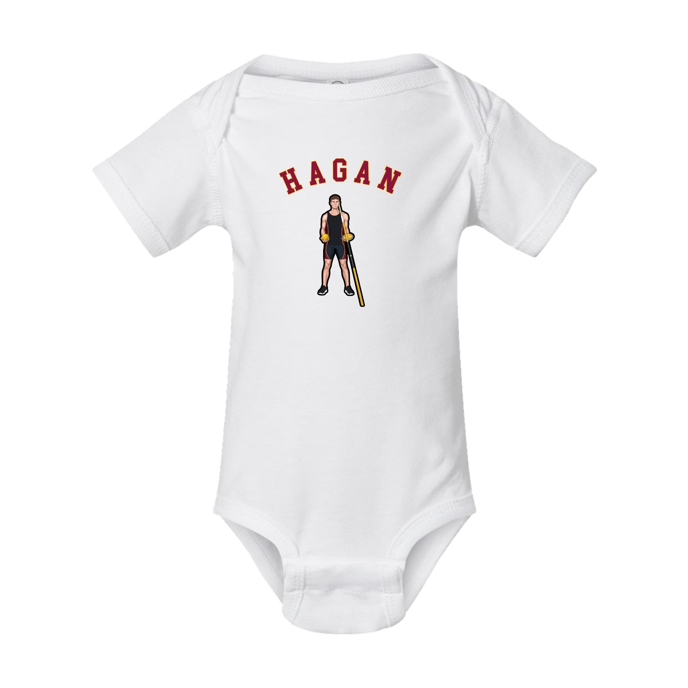 Baby Onesie — Shirsey Arch in White