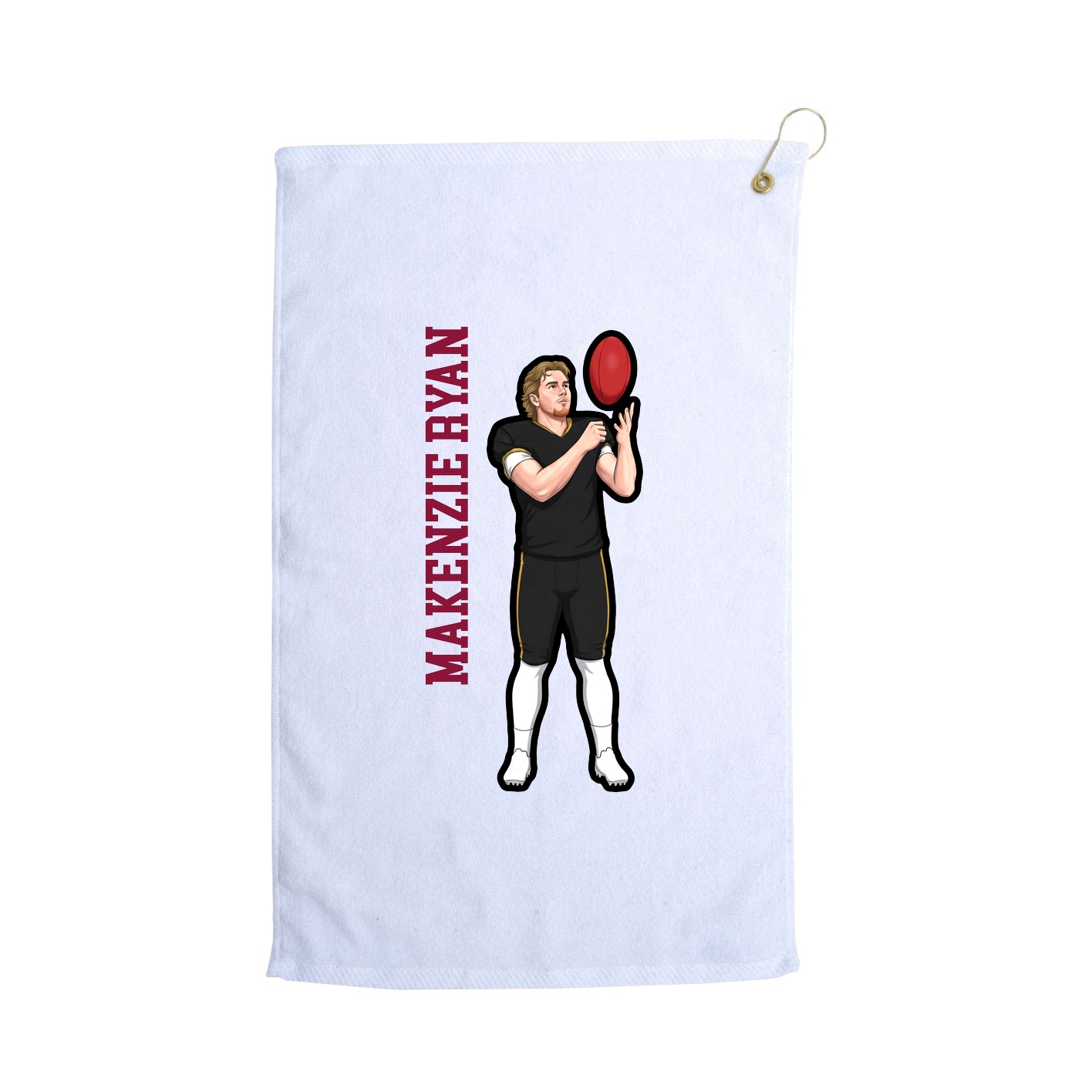 Golf Towel — Classic in White