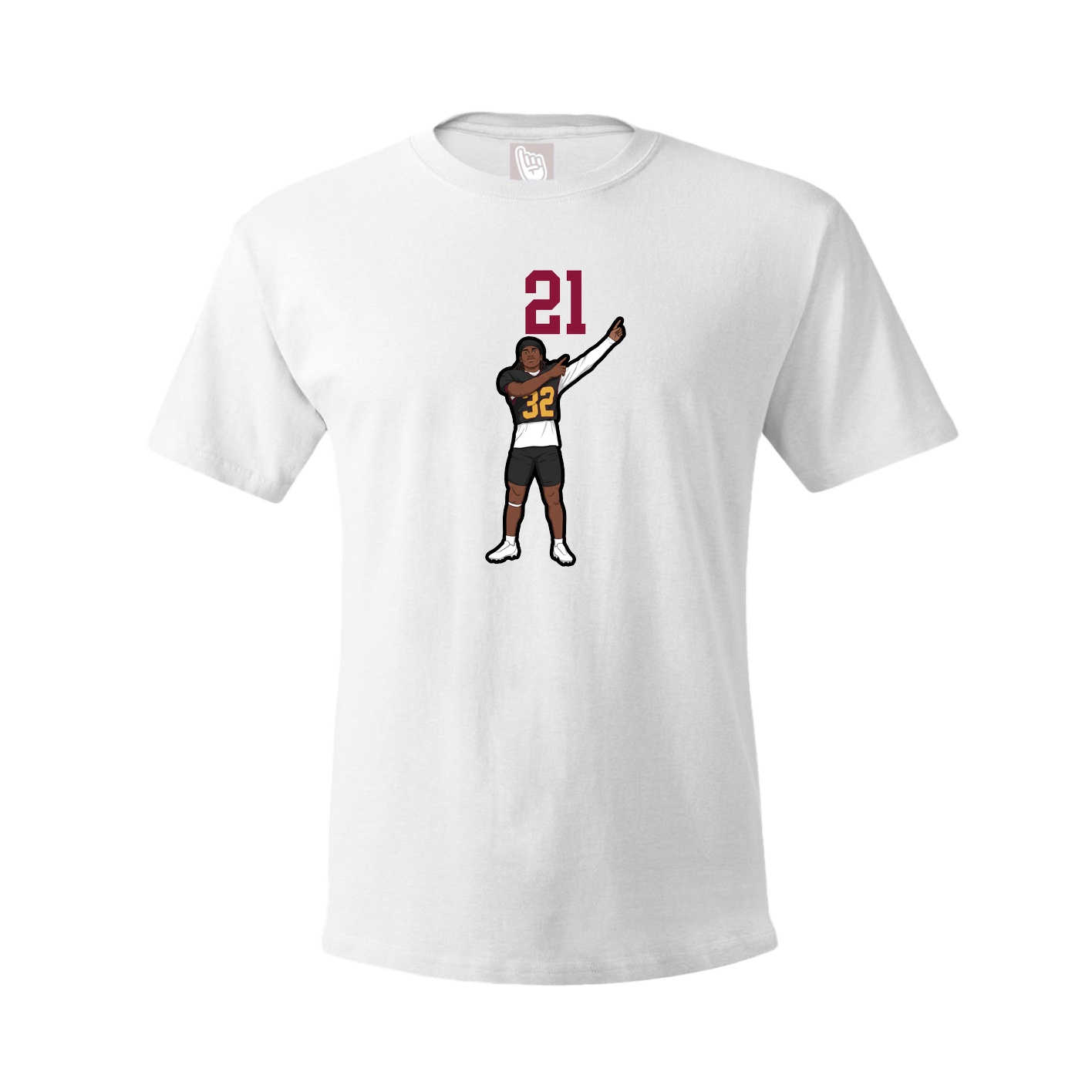 Tee — Number Top in White