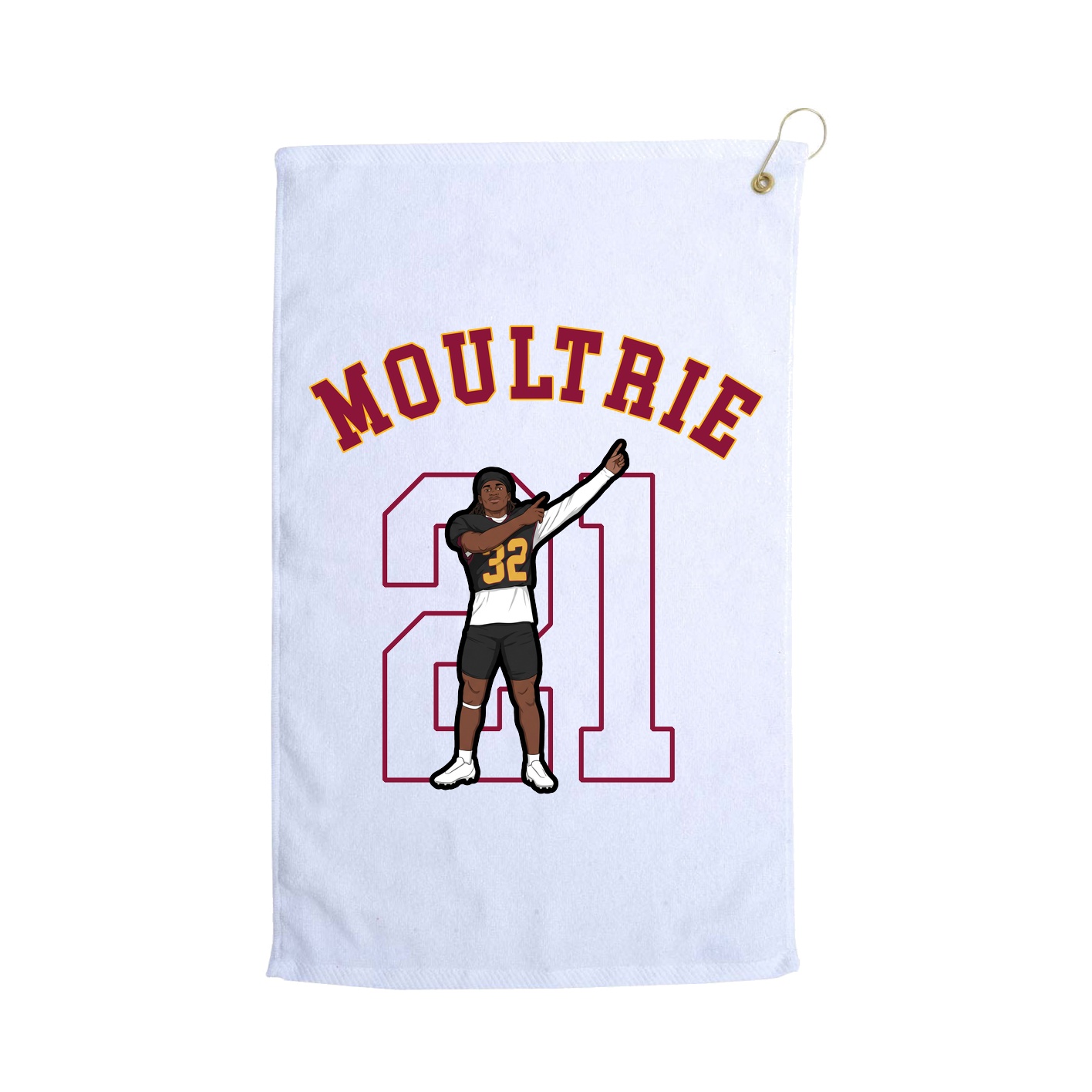 Golf Towel — Shirsey Arch in White