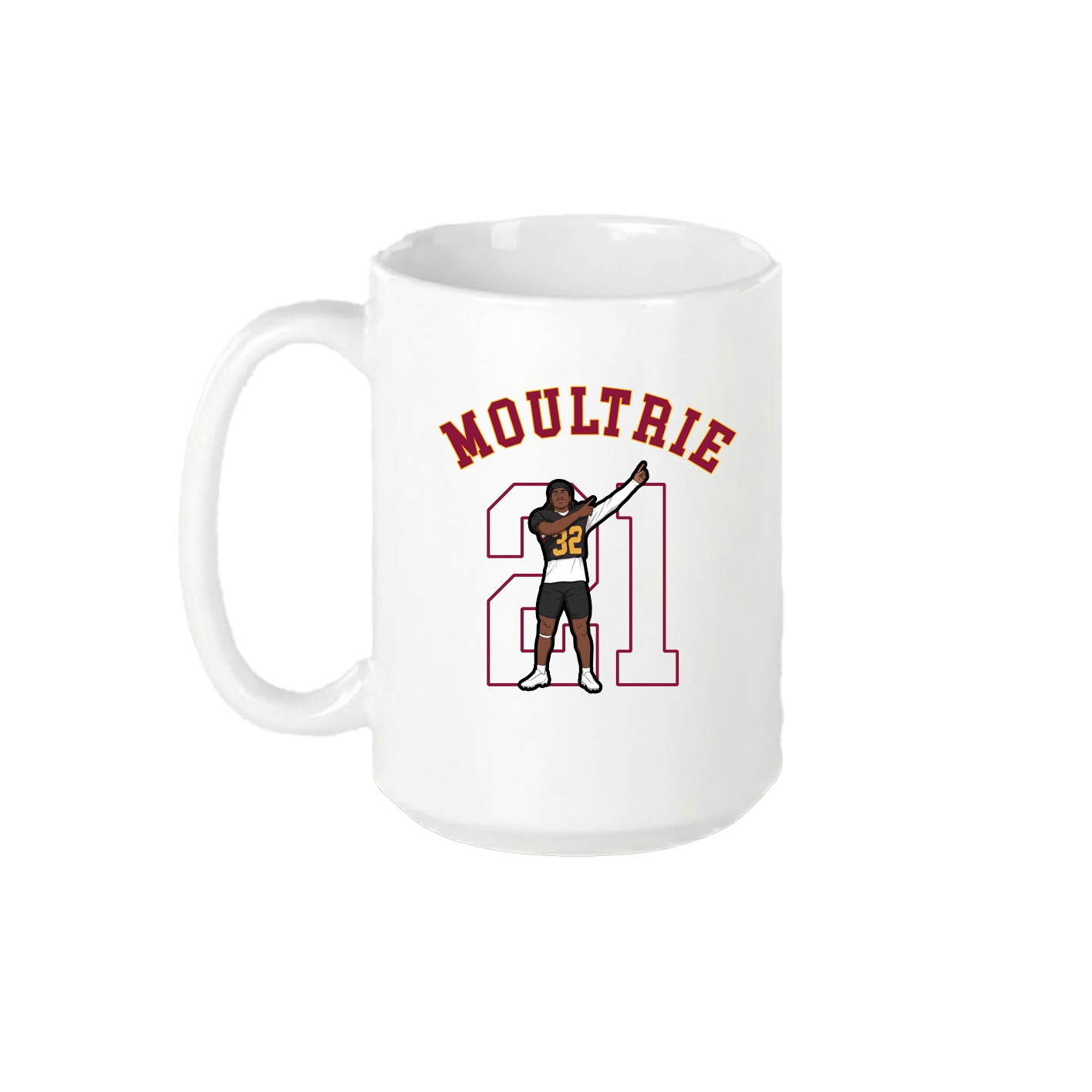 15oz Coffee Mug — Shirsey Arch in White