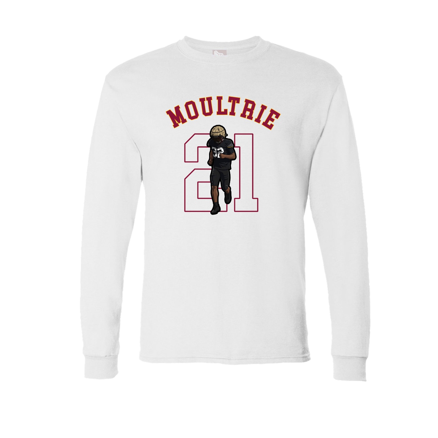 Long Sleeve Tee — Shirsey Arch in White