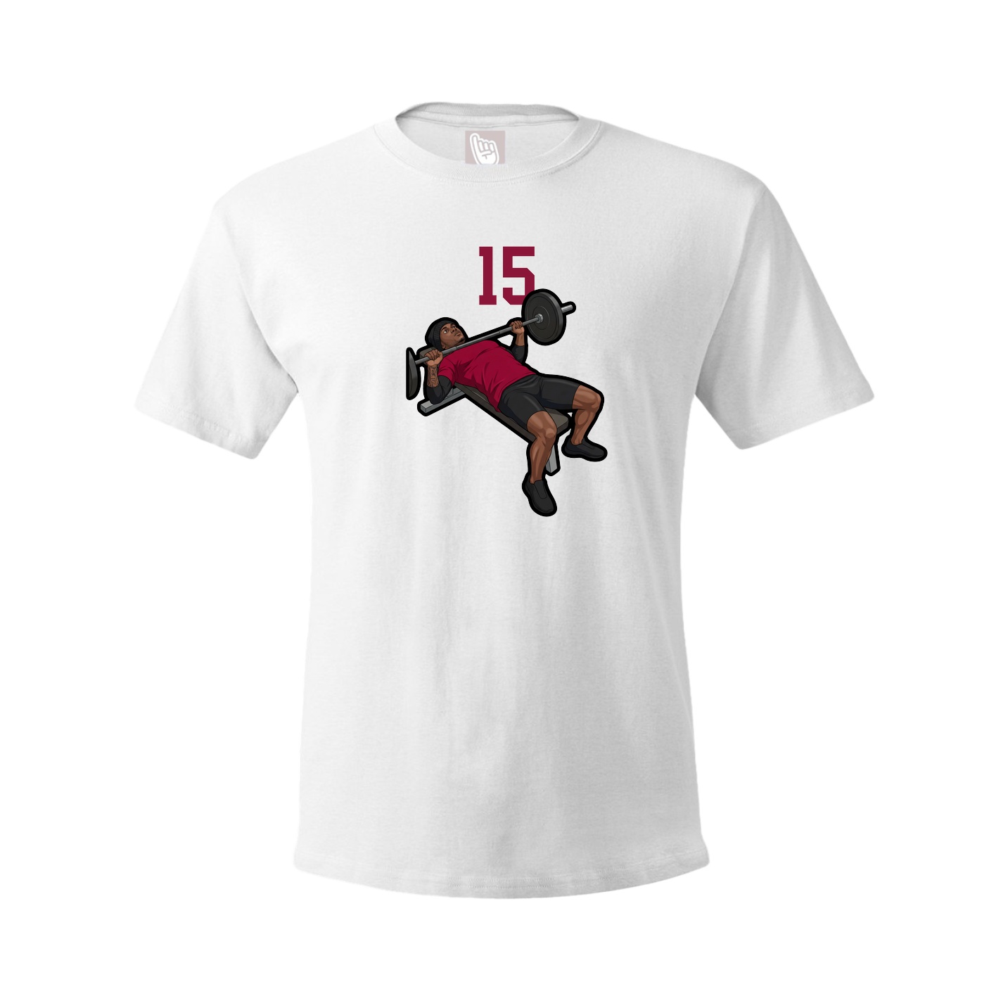 Tee — Number Top in White