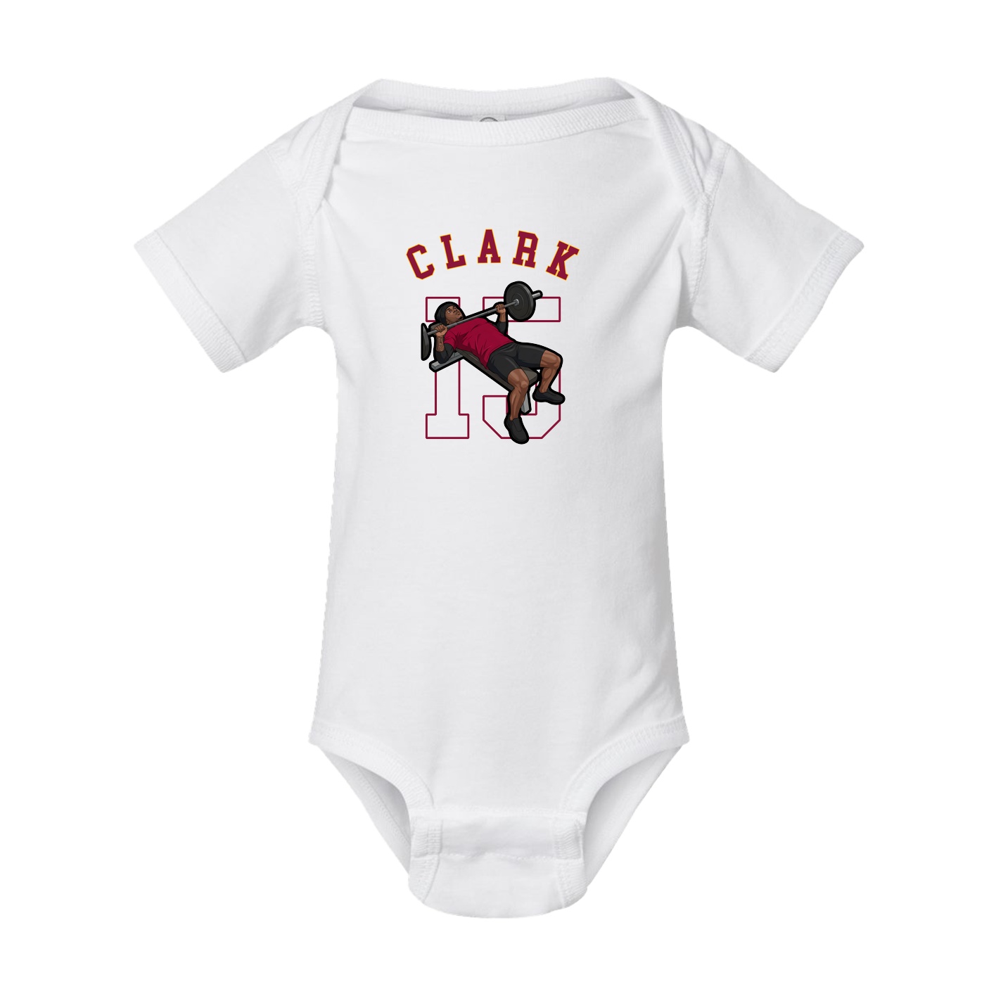 Baby Onesie — Shirsey Arch in White