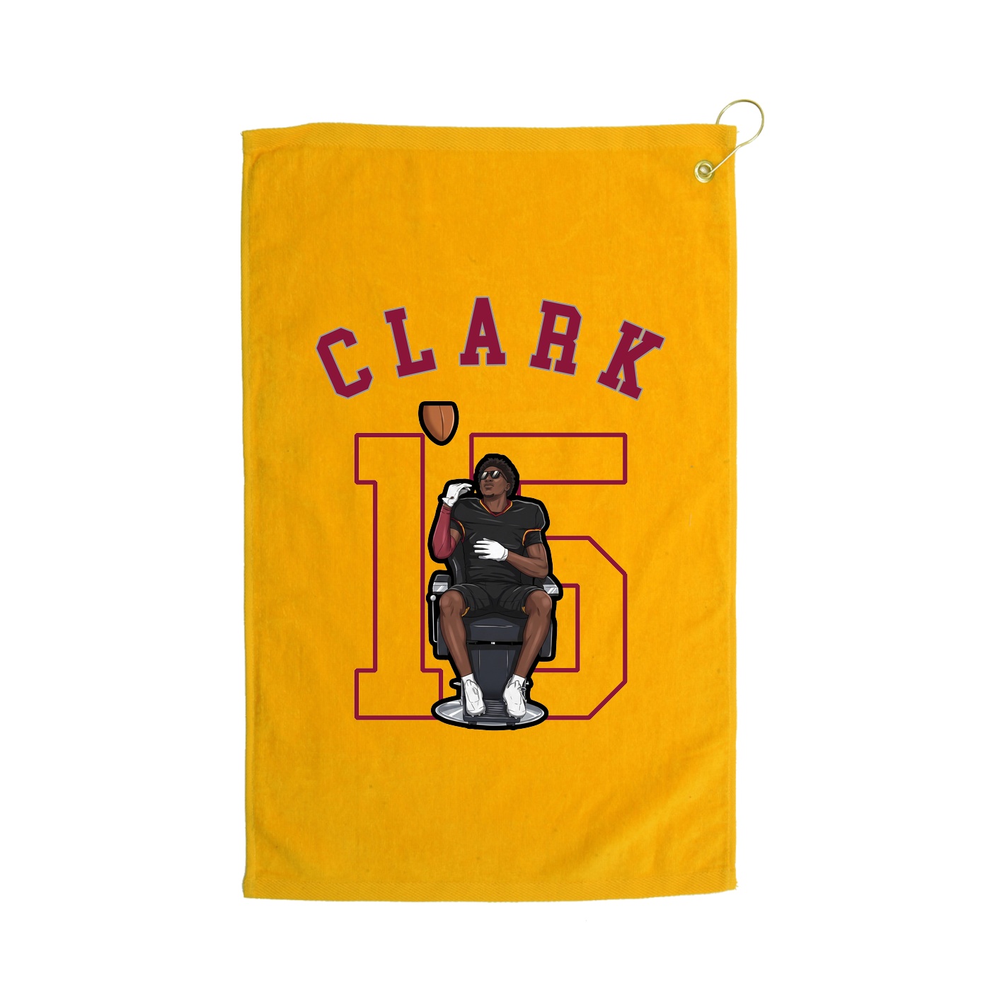 Golf Towel — Shirsey Arch in Gold