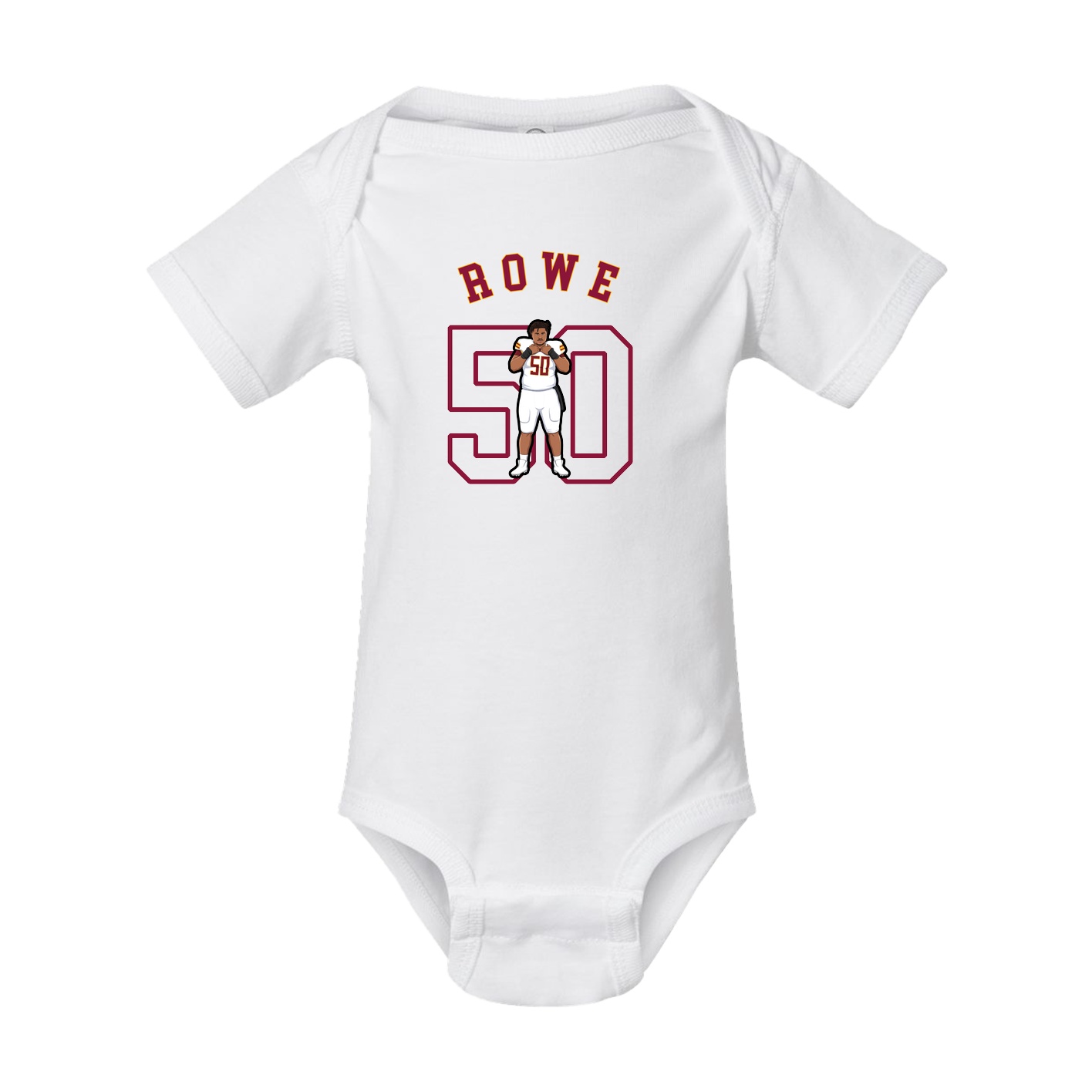 Baby Onesie — Shirsey Arch in White