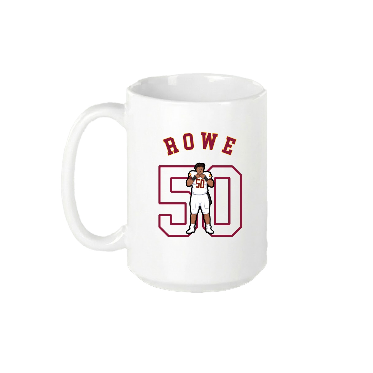 15oz Coffee Mug — Shirsey Arch in White