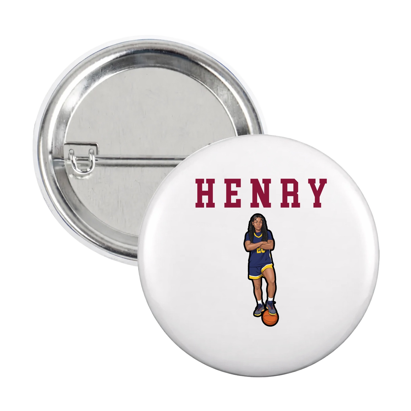 Game Day Button — Shirsey in White
