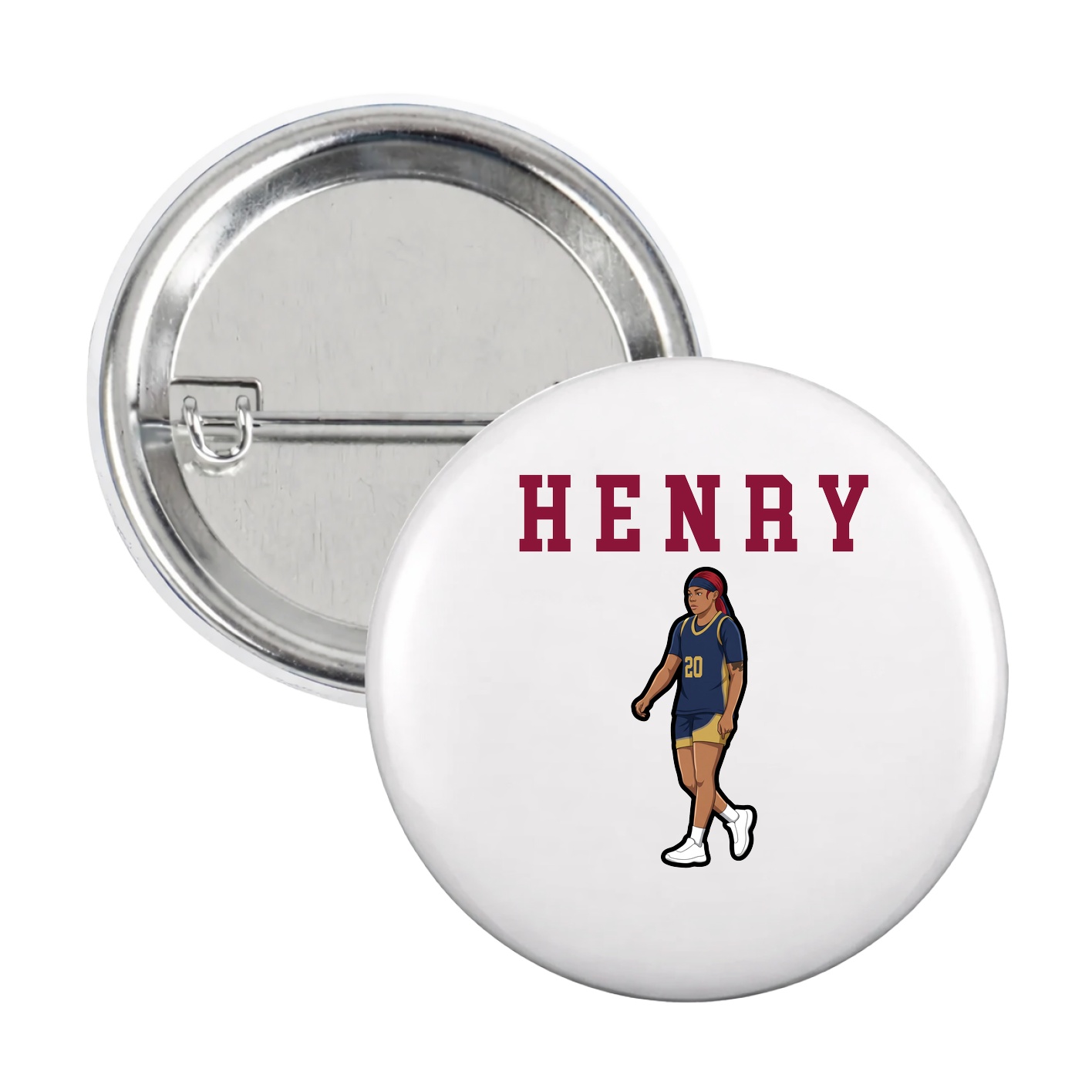 Game Day Button — Shirsey in White