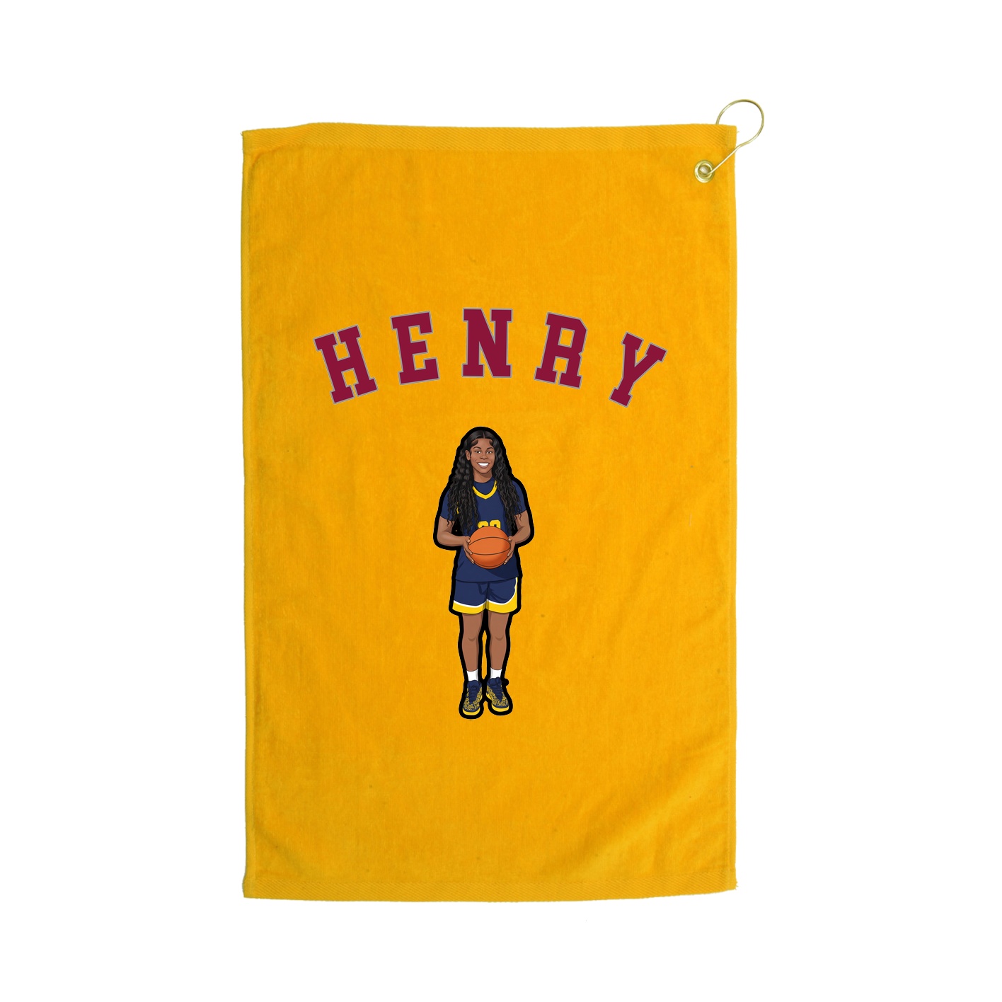 Golf Towel — Shirsey Arch in Gold