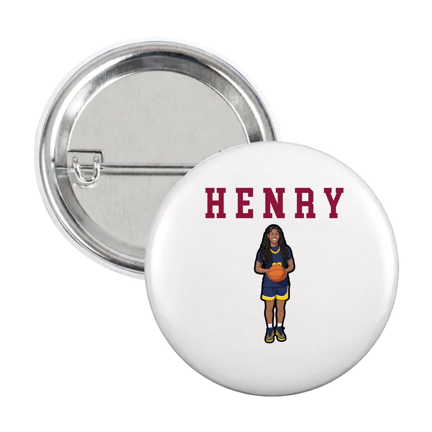 Game Day Button — Shirsey in White
