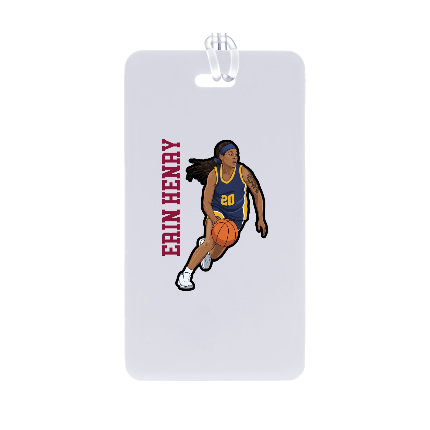 Bag Tag — Name Vertical in Classic