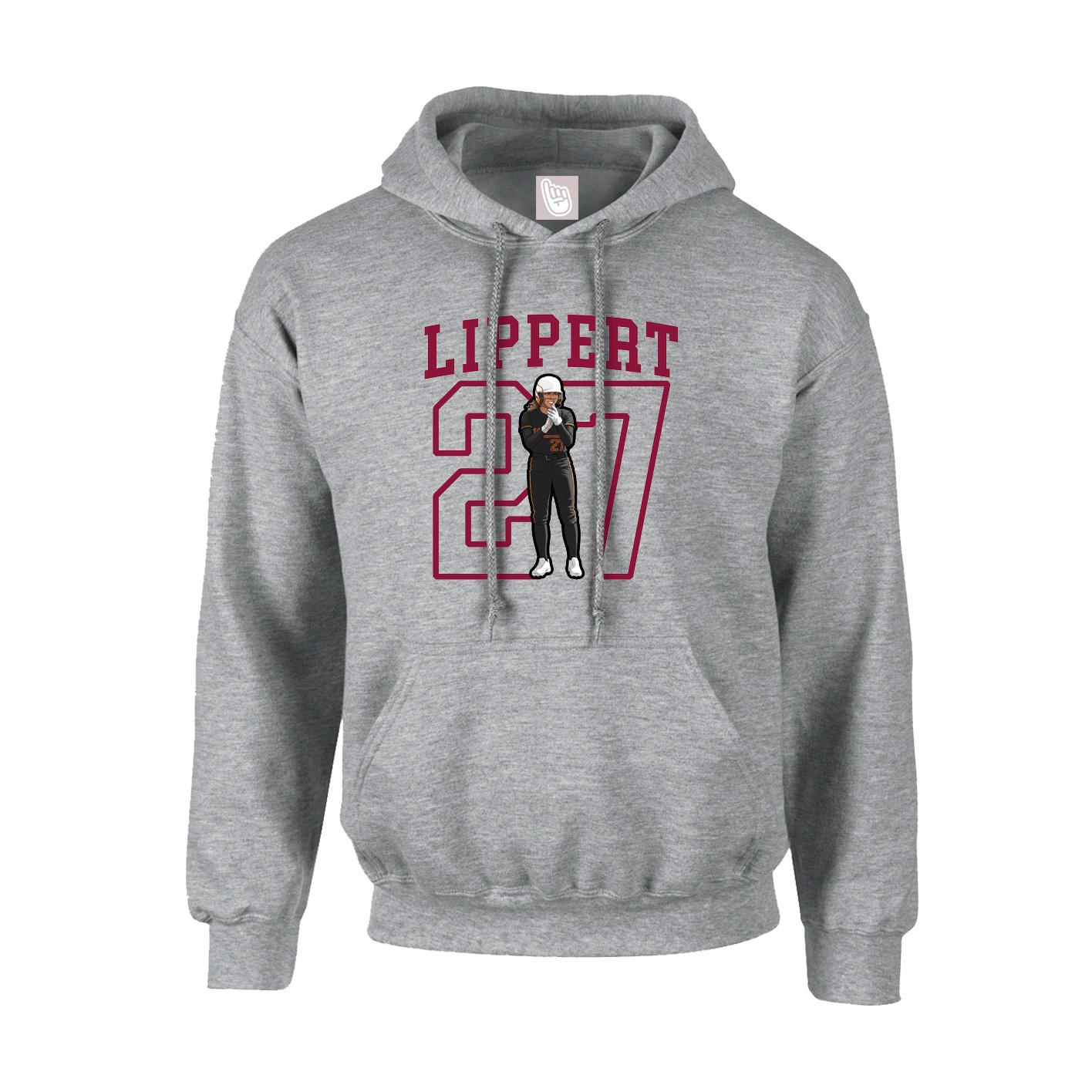 Hoodie — Shirsey in Grey