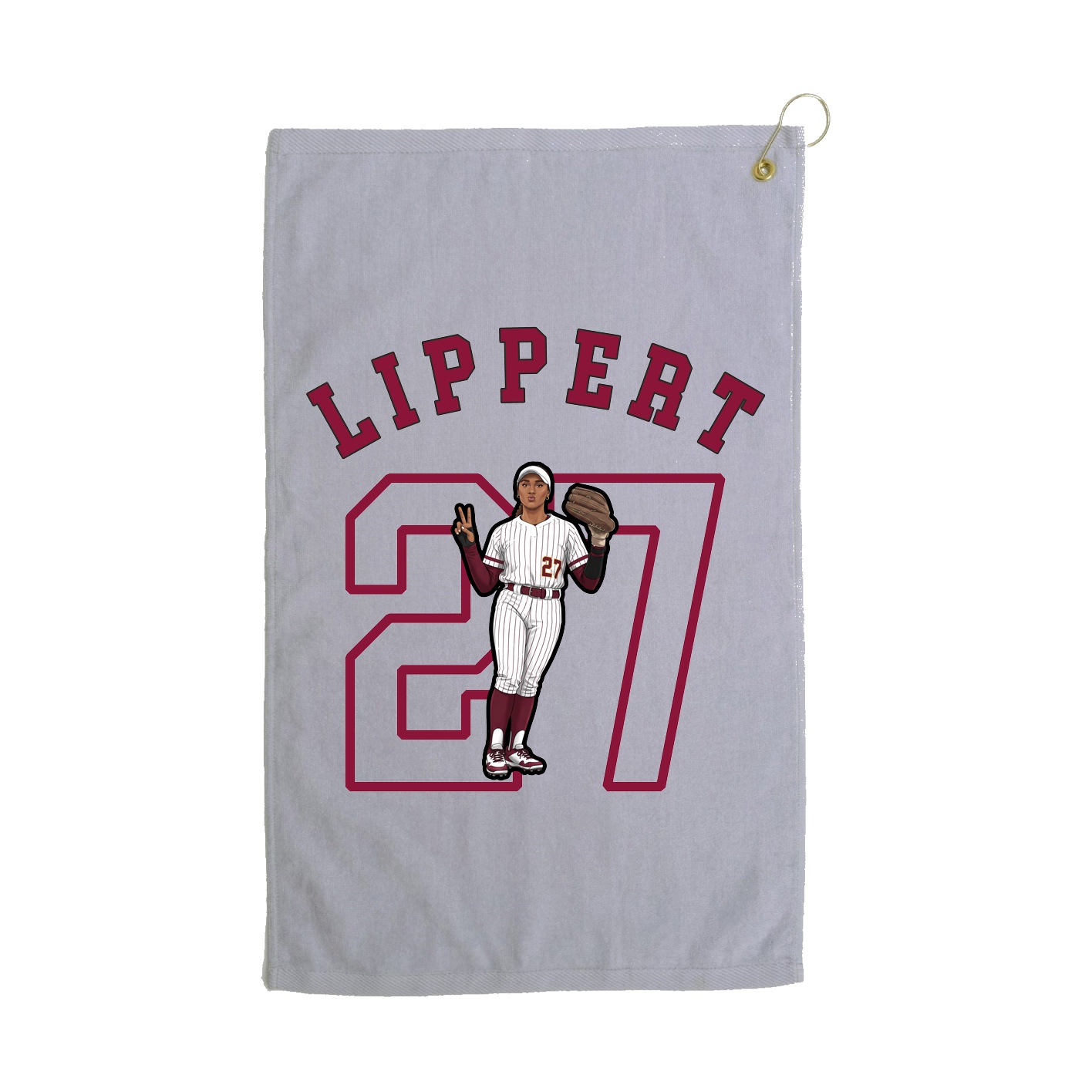 Golf Towel — Shirsey Arch in Grey