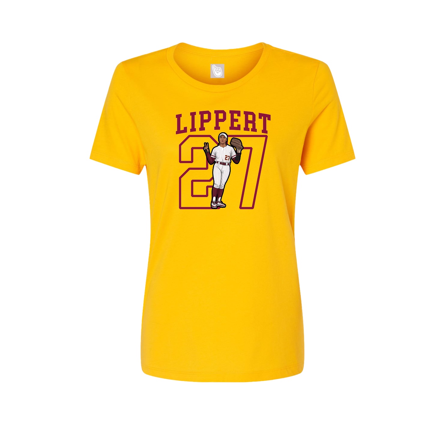 Fitted Women's Tee — Shirsey in Gold