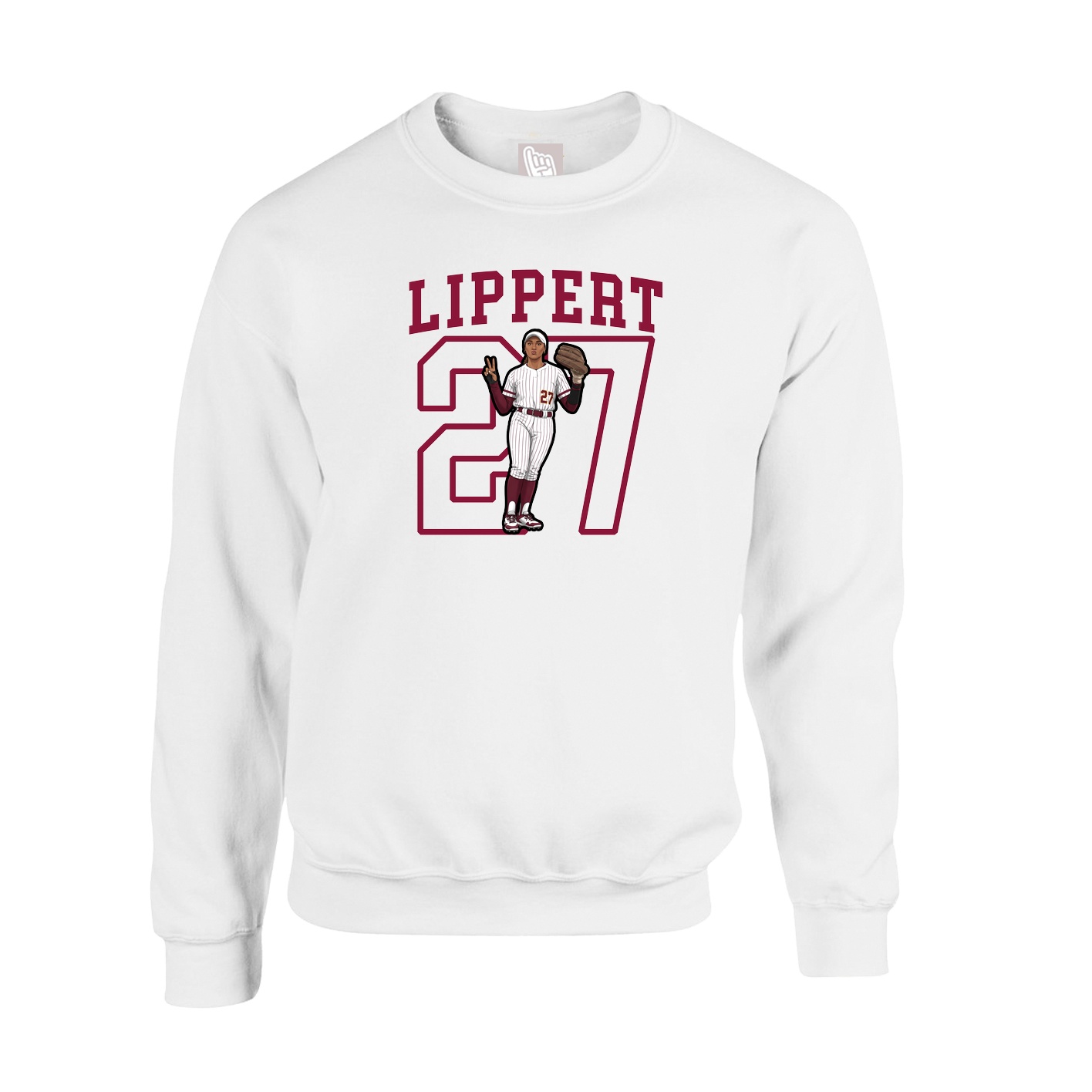 Fleece Crew — Shirsey in White