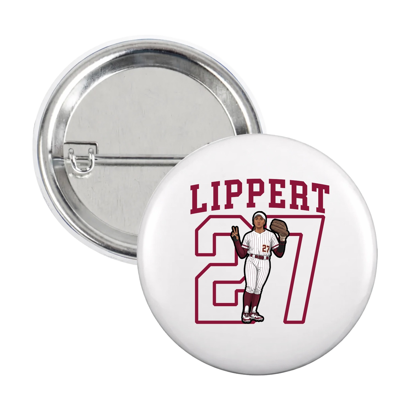 Game Day Button — Shirsey in White