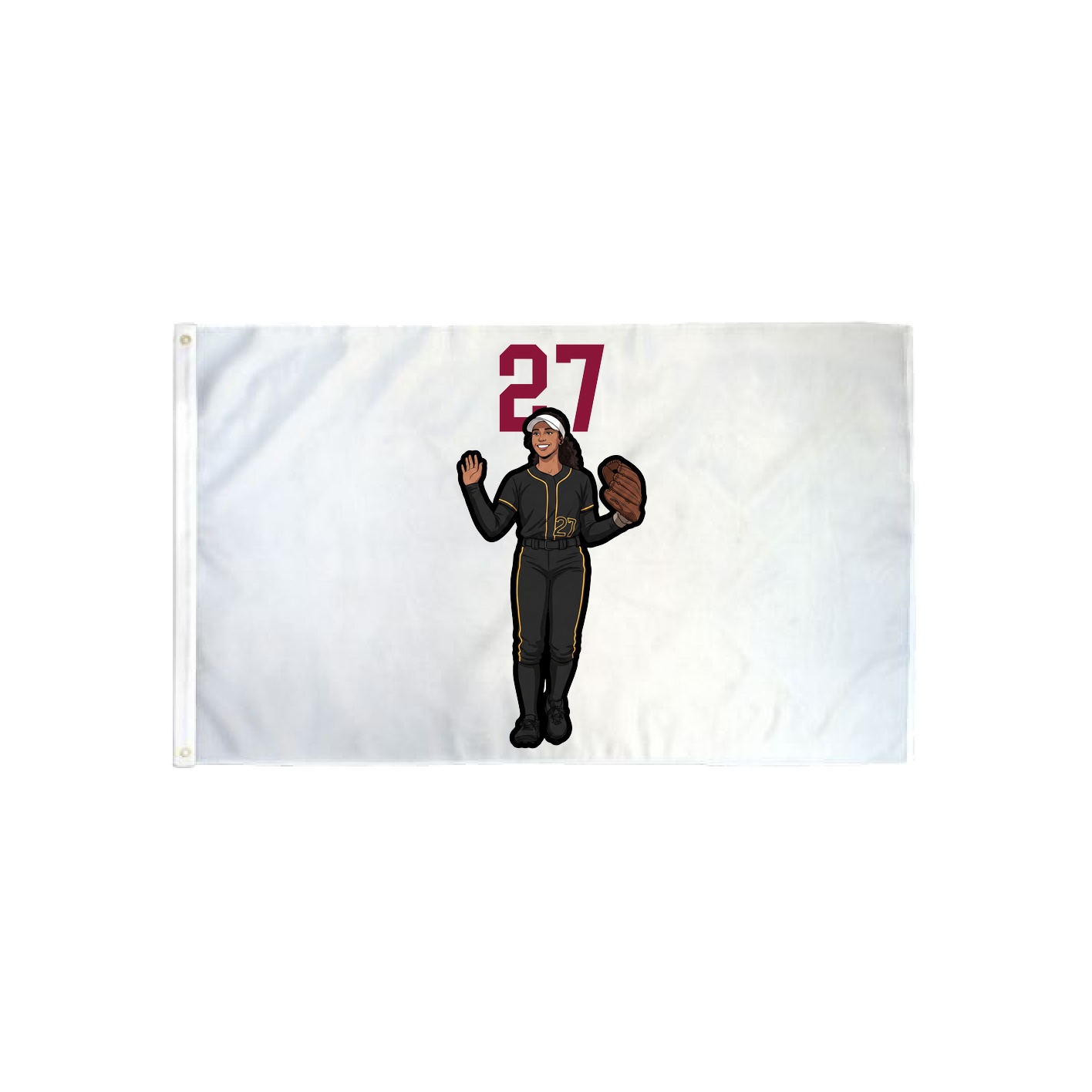 3x5 Flag — Number Top in Classic