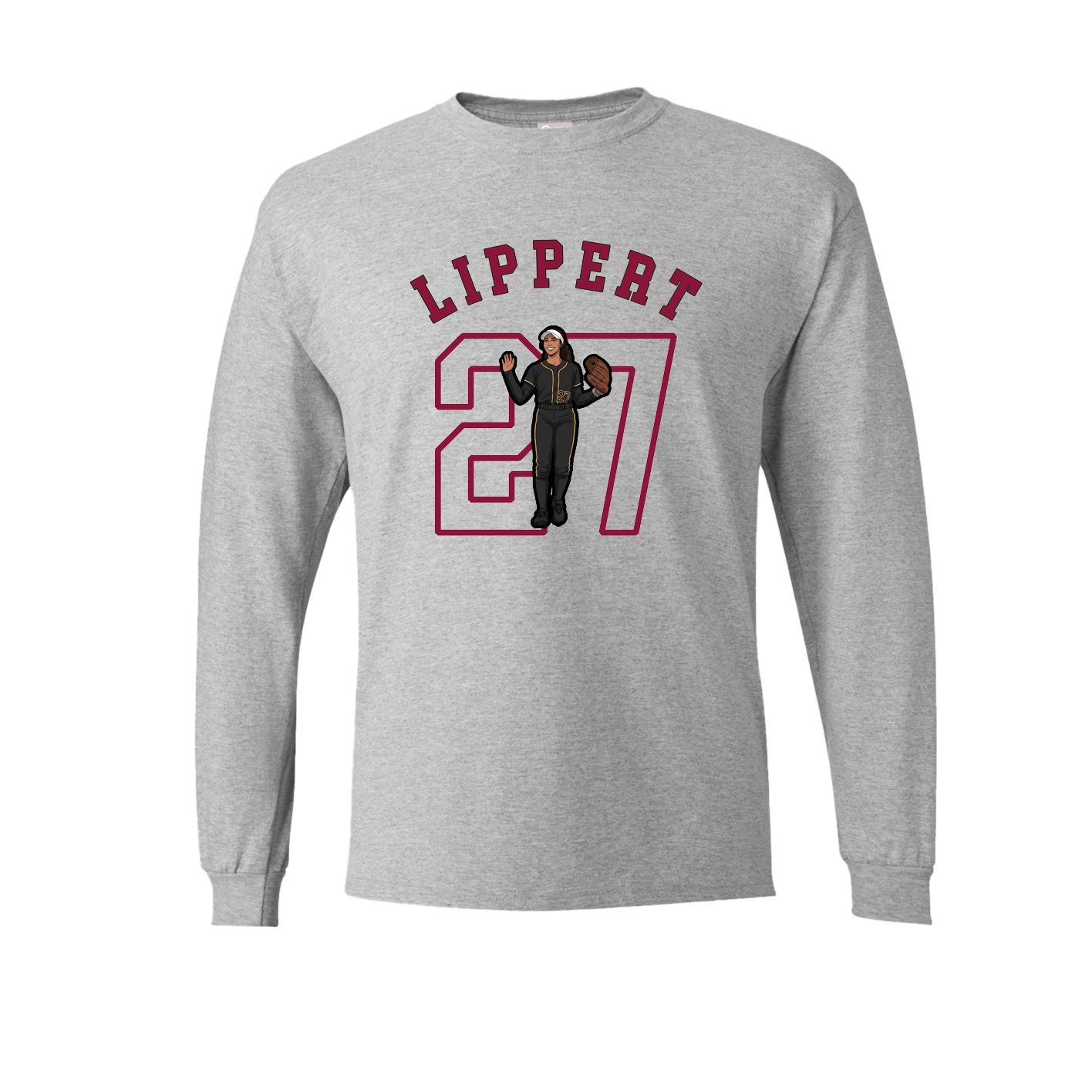 Long Sleeve Tee — Shirsey Arch in Grey