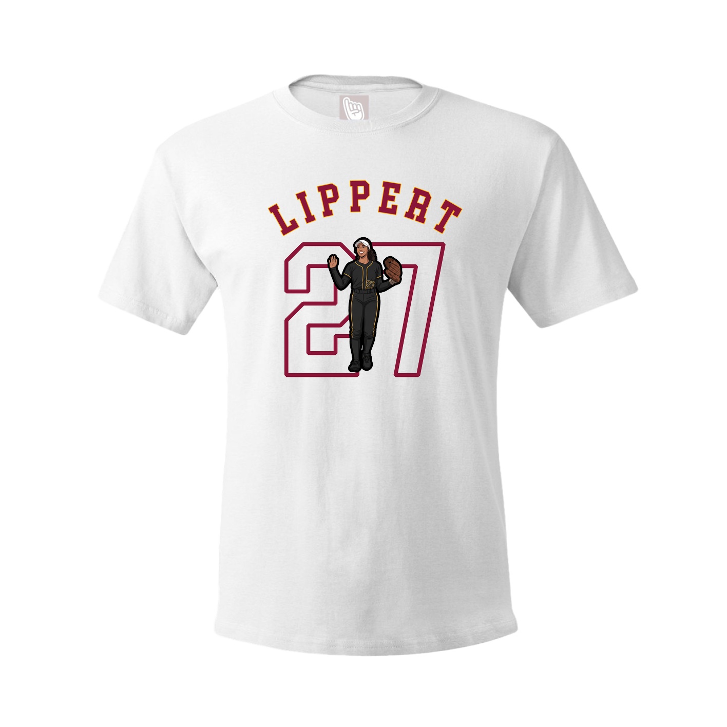 Youth Tee — Shirsey Arch in White