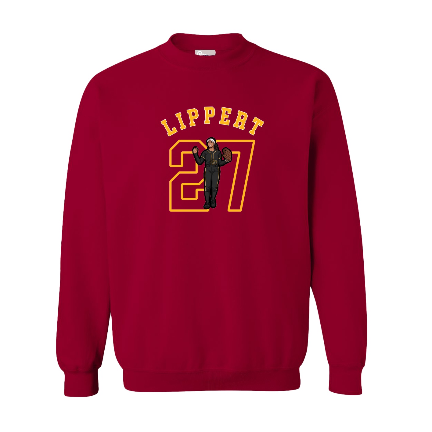 Fleece Crew — Shirsey Arch in Cardinal
