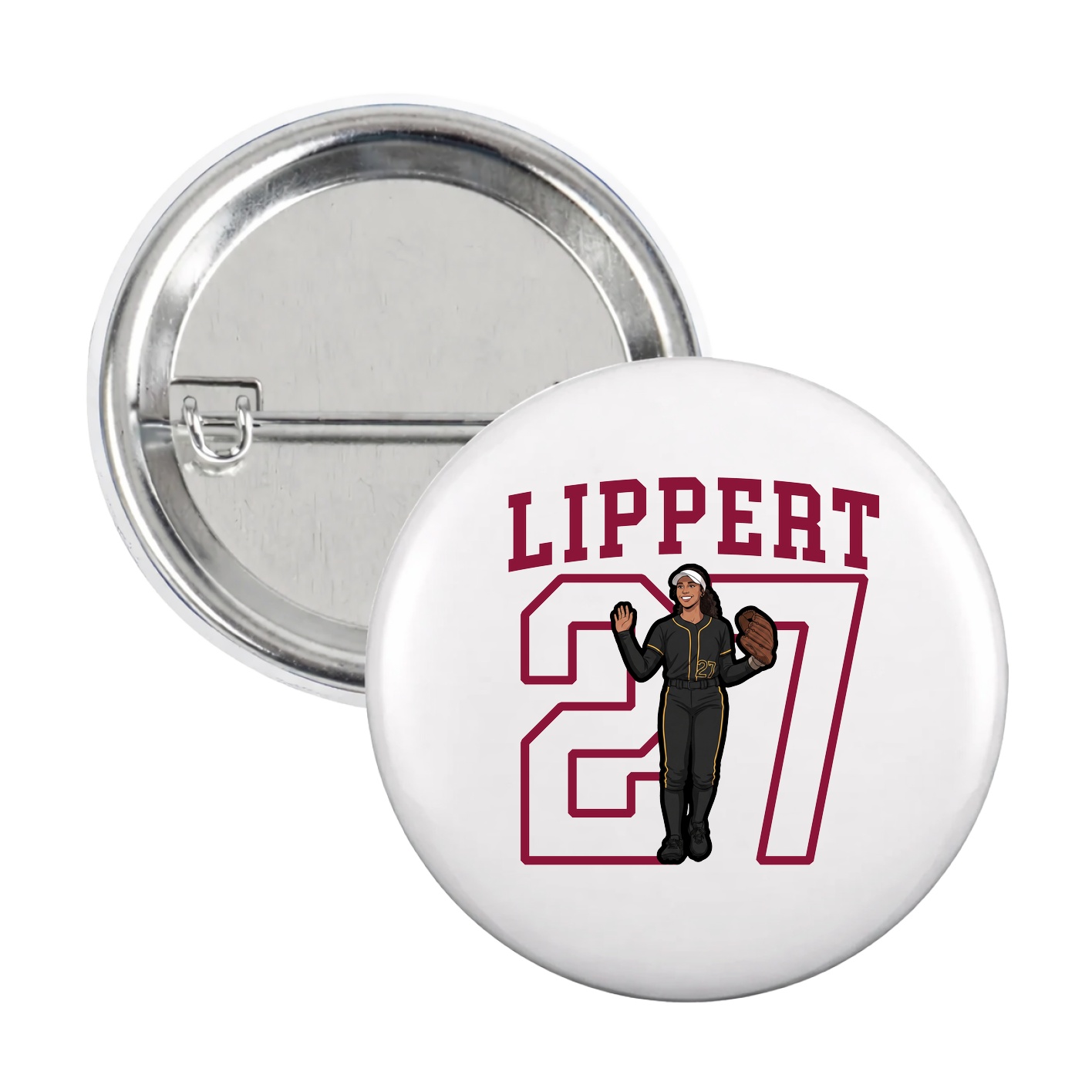 Game Day Button — Shirsey in White