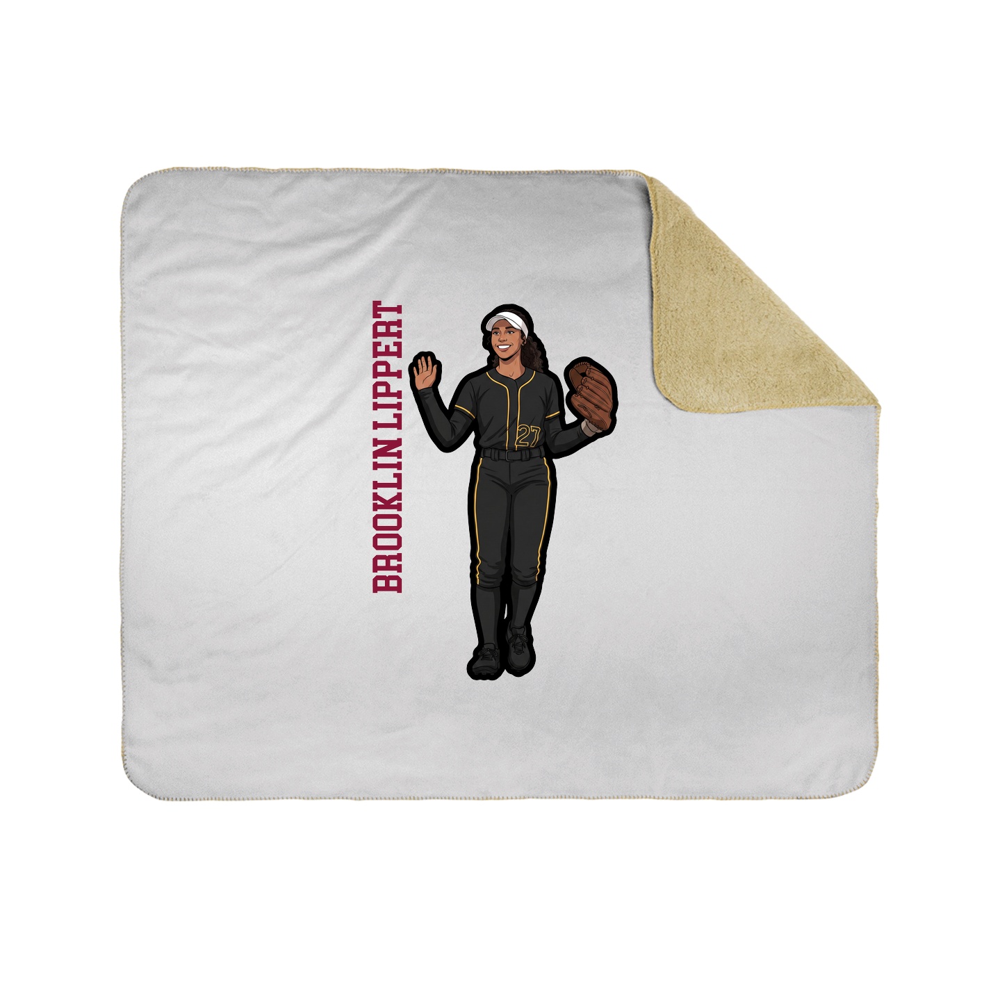 50x60 Sherpa Lined Throw Blanket
