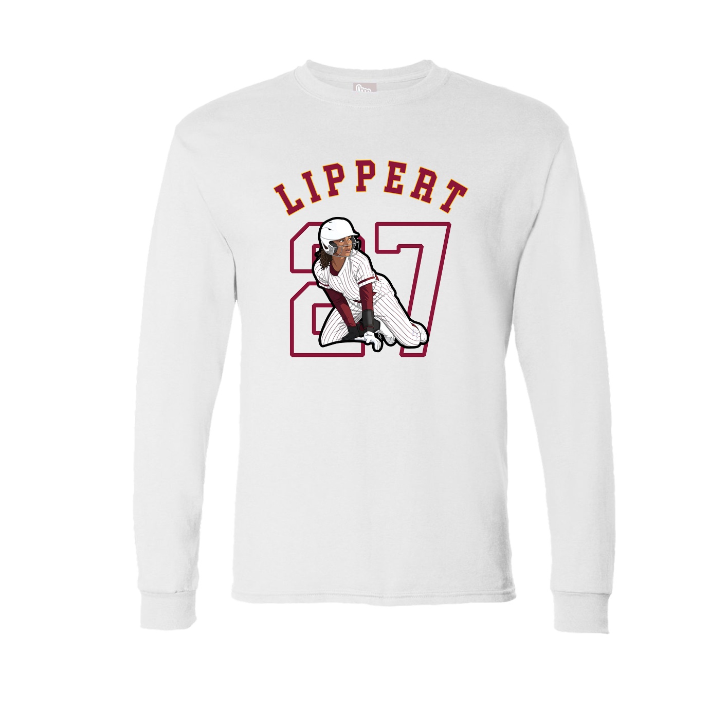 Long Sleeve Tee — Shirsey Arch in White