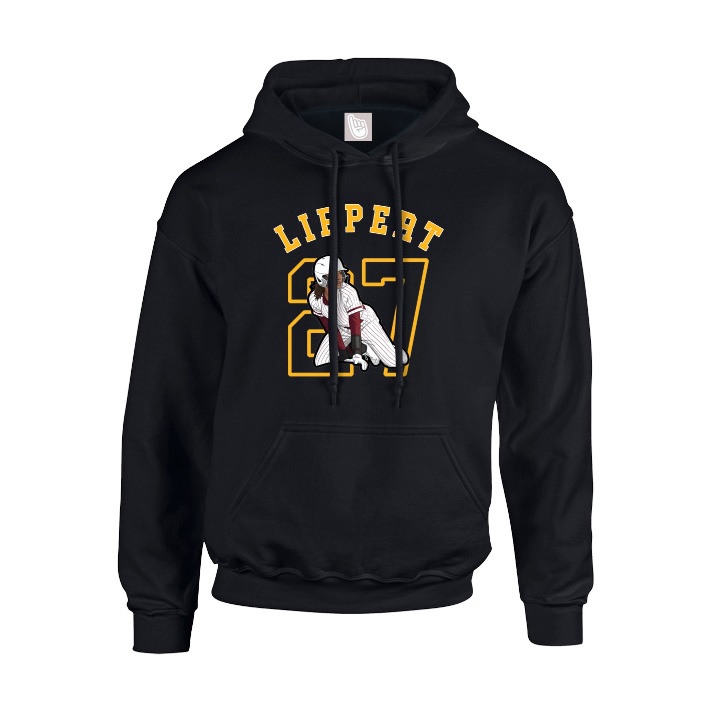 Hoodie — Shirsey Arch in Black