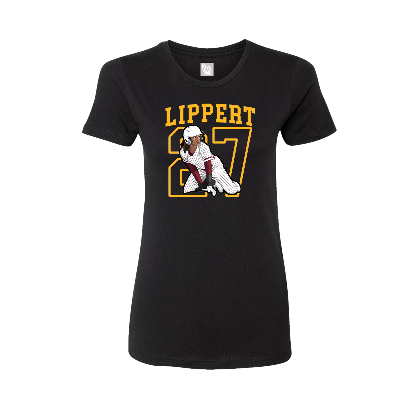 Fitted Women's Tee — Shirsey in Black