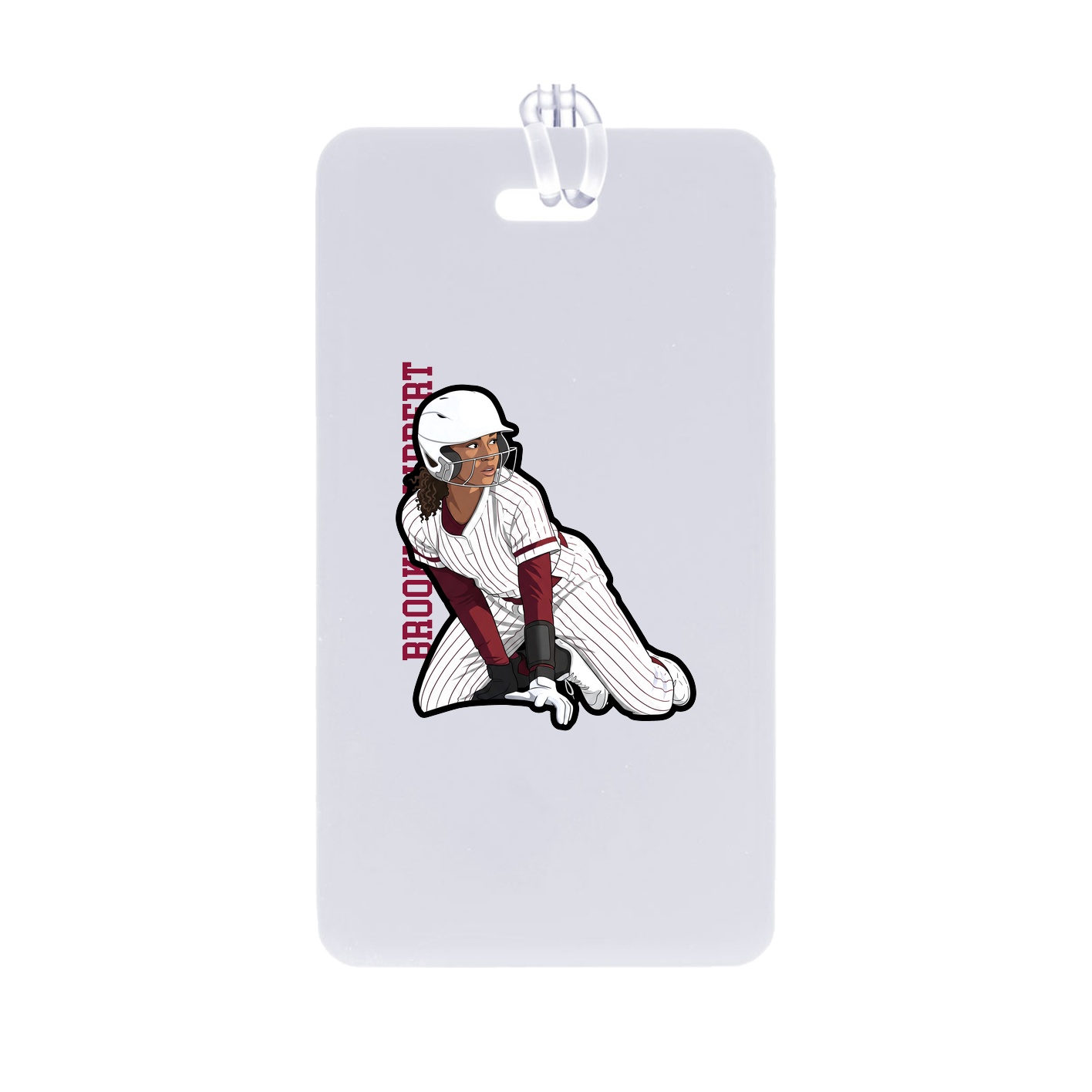 Bag Tag — Name Vertical in Classic