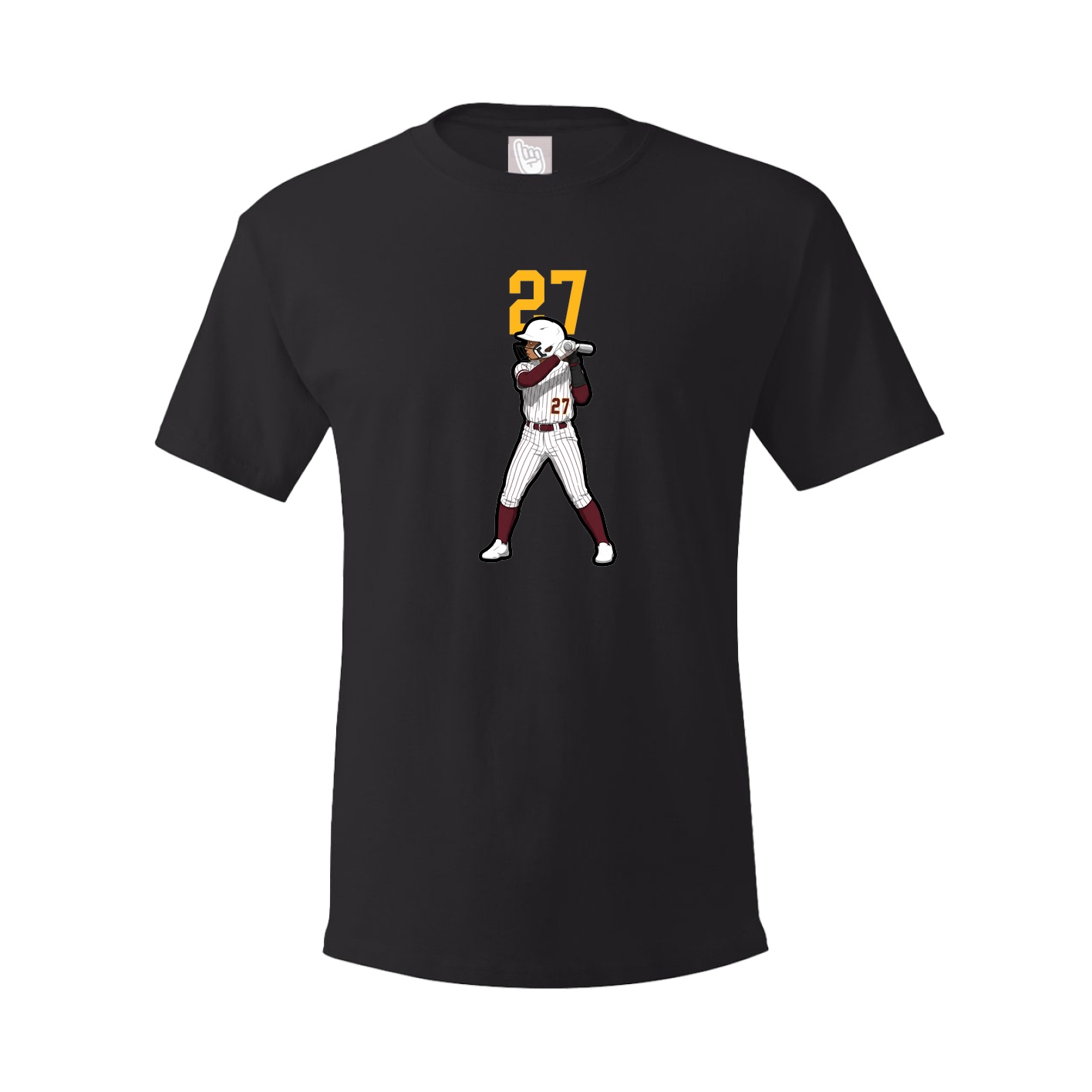 Tee — Number Top in Black