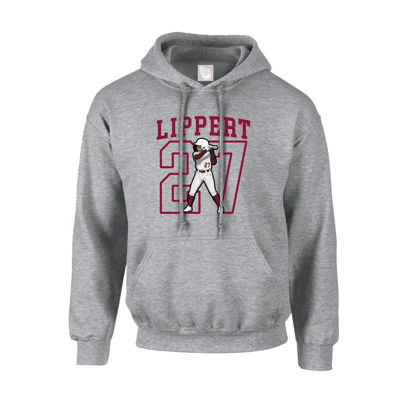 Hoodie — Shirsey in Grey
